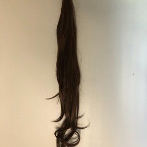 Pretty Party Pony Tail Extension - Medium Brown/Reddish Tint